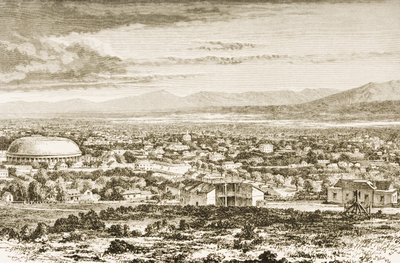 Salt Lake City um 1870, aus 